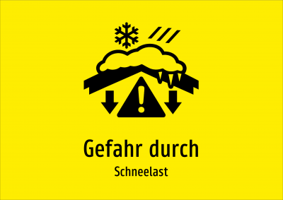 Gefahr durch - Schneelast