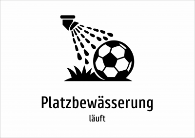 Platzbewässerung - läuft