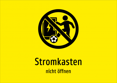 Stromkasten - nicht öffnen