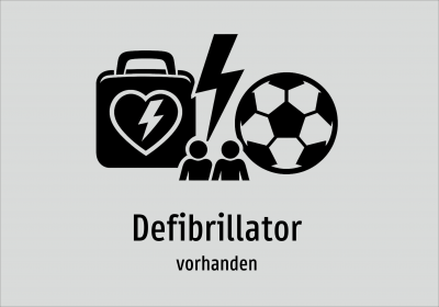 Defibrillator - vorhanden