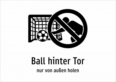Ball hinter Tor - nur von außen holen