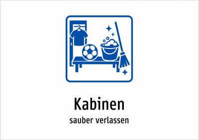 Kabinen - sauber verlassen