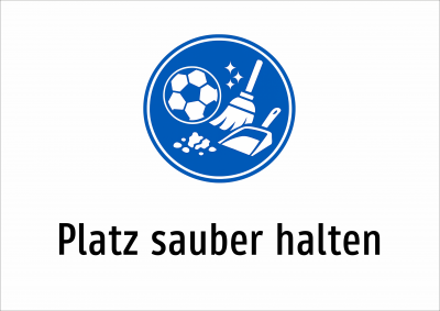 Platz sauber halten
