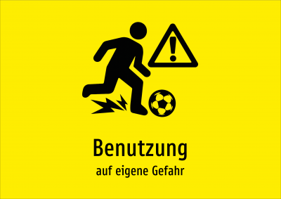 Benutzung - auf eigene Gefahr