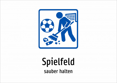 Spielfeld - sauber halten