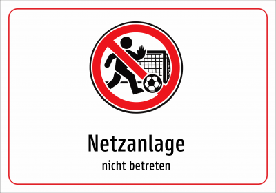 Netzanlage - nicht betreten