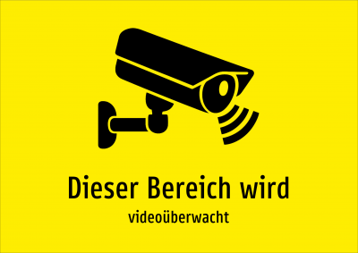 Dieser Bereich wird - videoüberwacht