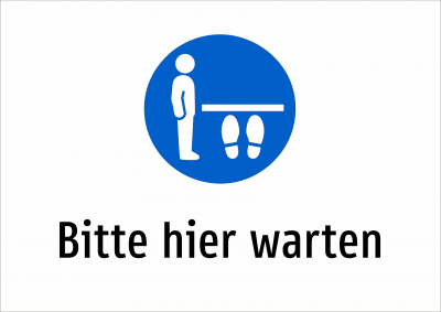 Bitte hier warten
