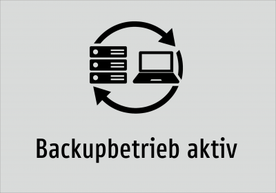 Backupbetrieb aktiv