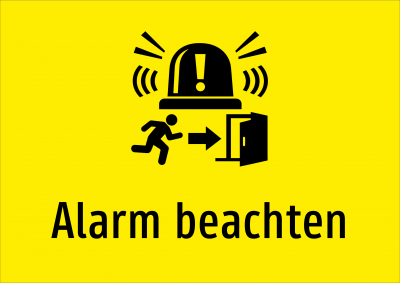 Alarm beachten