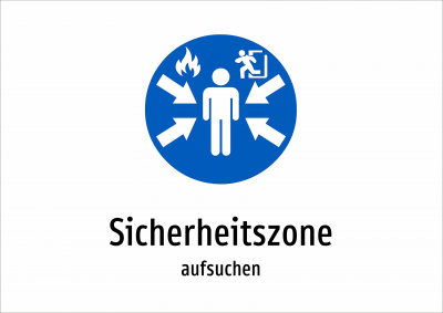 Sicherheitszone - aufsuchen