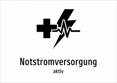 Notstromversorgung - aktiv