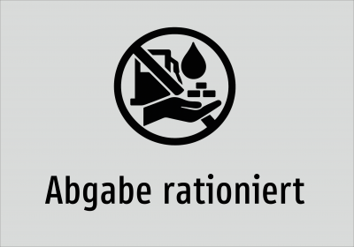 Abgabe rationiert