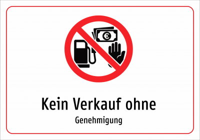 Kein Verkauf ohne - Genehmigung