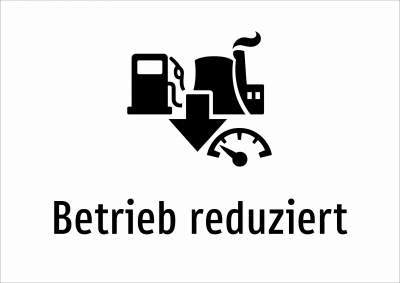 Betrieb reduziert