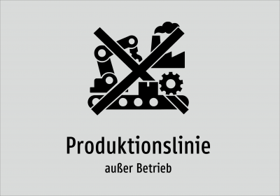 Produktionslinie - außer Betrieb
