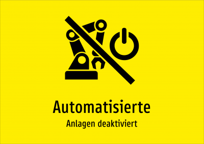 Automatisierte - Anlagen deaktiviert