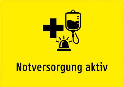 Notversorgung aktiv