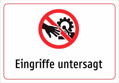 Eingriffe untersagt