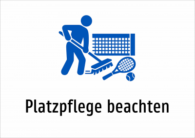 Platzpflege beachten