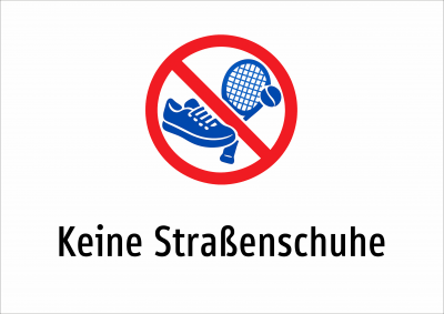 Keine Straßenschuhe