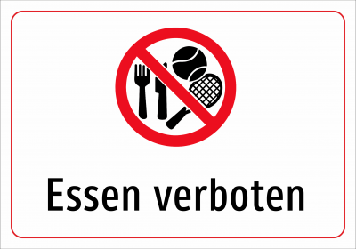 Essen verboten