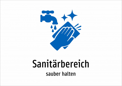 Sanitärbereich - sauber halten