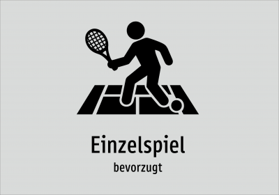 Einzelspiel - bevorzugt