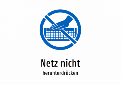 Netz nicht - herunterdrücken