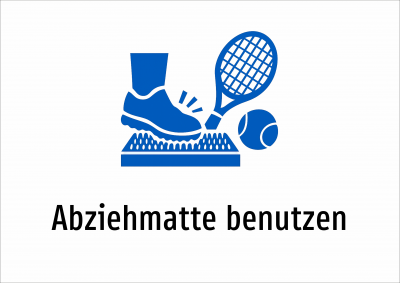 Abziehmatte benutzen