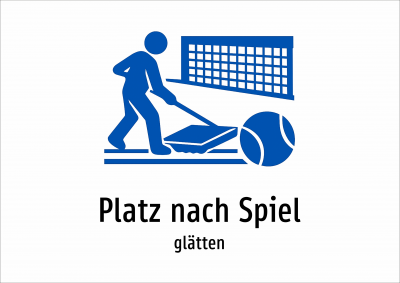 Platz nach Spiel - glätten