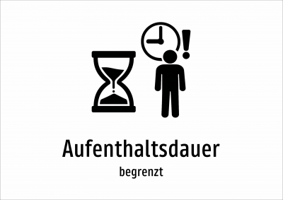 Aufenthaltsdauer - begrenzt