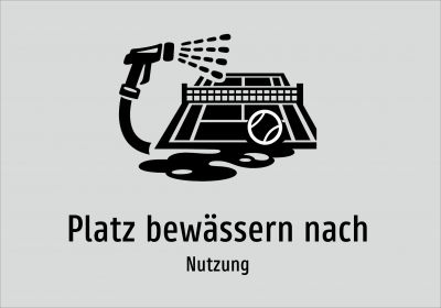 Platz bewässern nach - Nutzung