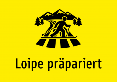 Loipe präpariert