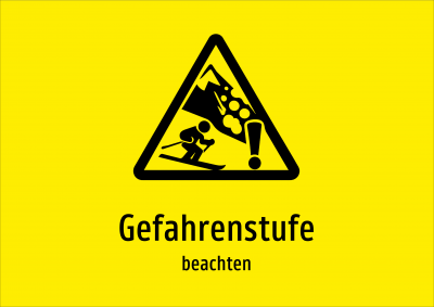Gefahrenstufe - beachten
