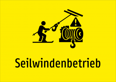 Seilwindenbetrieb