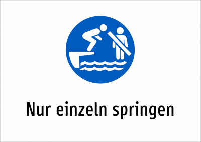 Nur einzeln springen