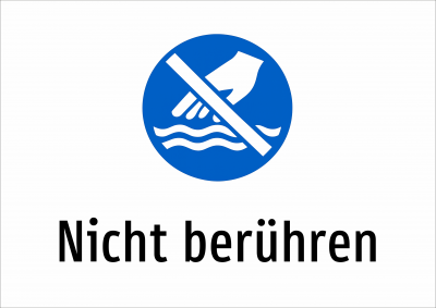 Nicht berühren