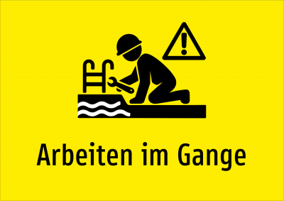 Arbeiten im Gange
