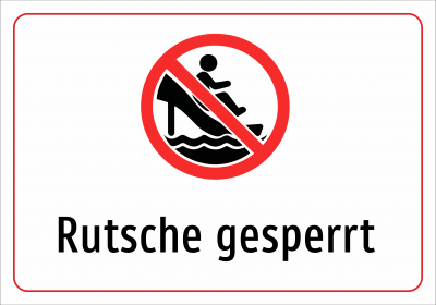 Rutsche gesperrt