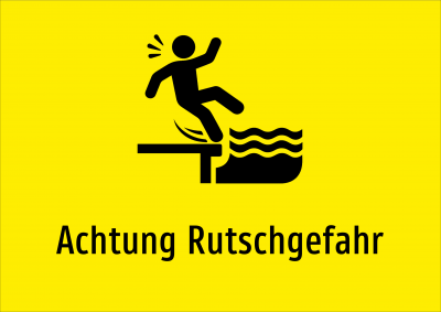 Achtung Rutschgefahr