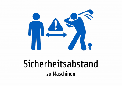 Sicherheitsabstand - zu Maschinen