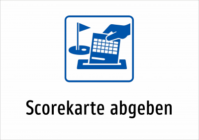 Scorekarte abgeben