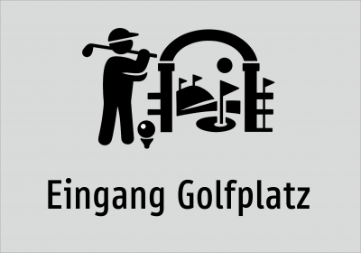 Eingang Golfplatz