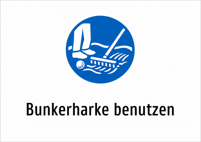 Bunkerharke benutzen