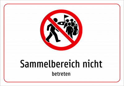 Sammelbereich nicht - betreten