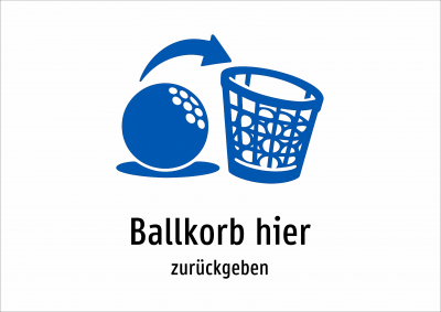 Ballkorb hier - zurückgeben