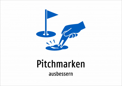 Pitchmarken - ausbessern