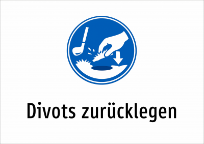 Divots zurücklegen