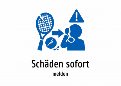 Schäden sofort - melden